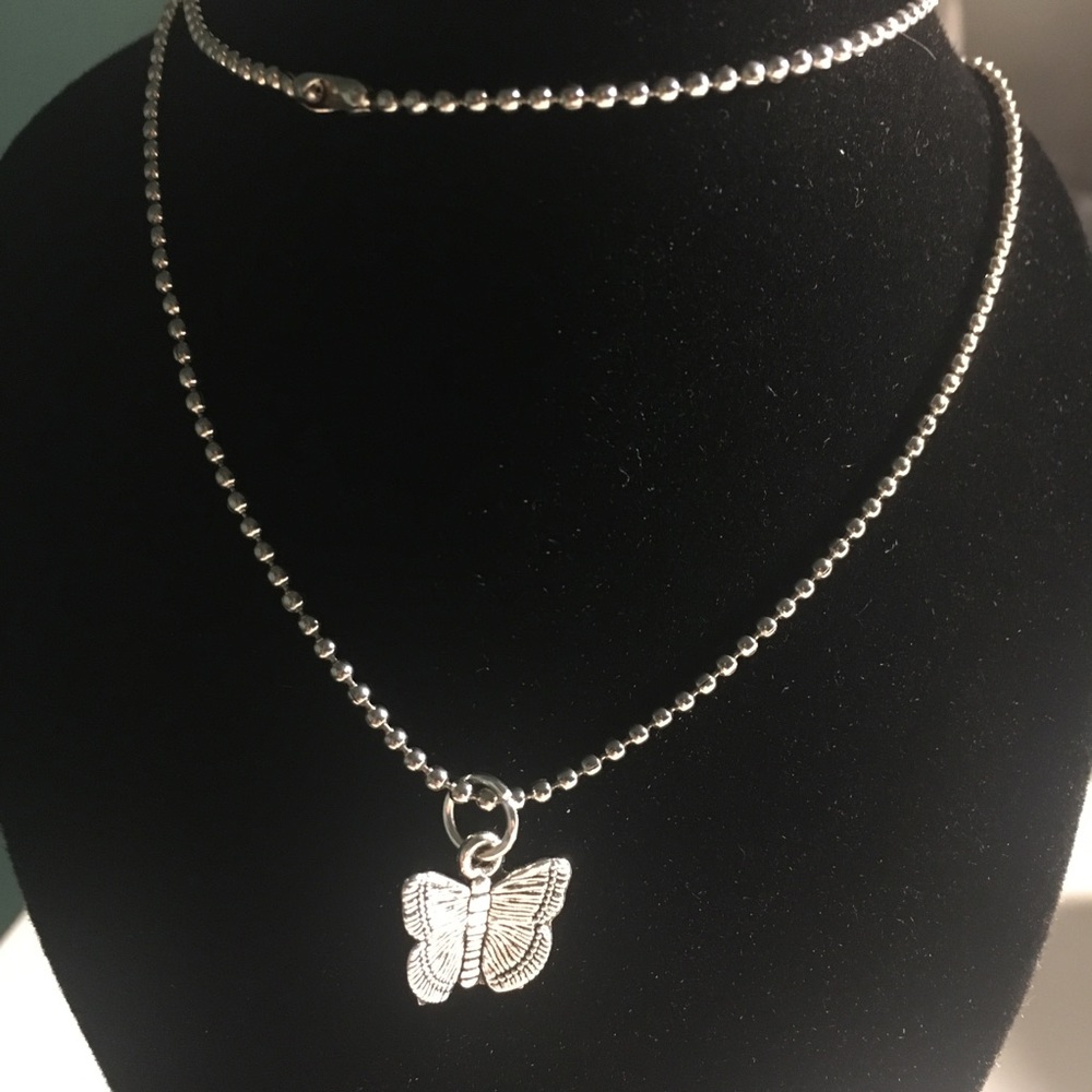 butterfly charm necklace